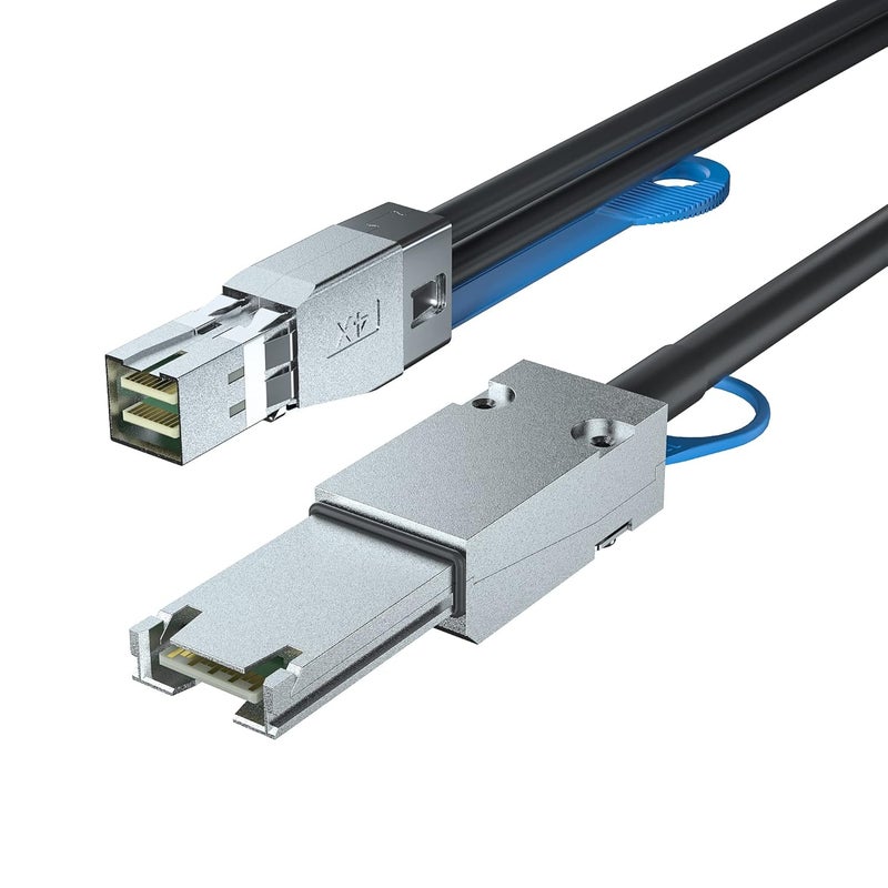 HYFIBER SFF-8644 to SFF-8088 Cable, 6Gbps External HD Mini SAS Hybrid Cable, 0.5-Meter(1.64ft), 100 Ohms, Attached SCSI for Raid Systems, DataCenter, Servers, Workstations and Desktops - Image 3